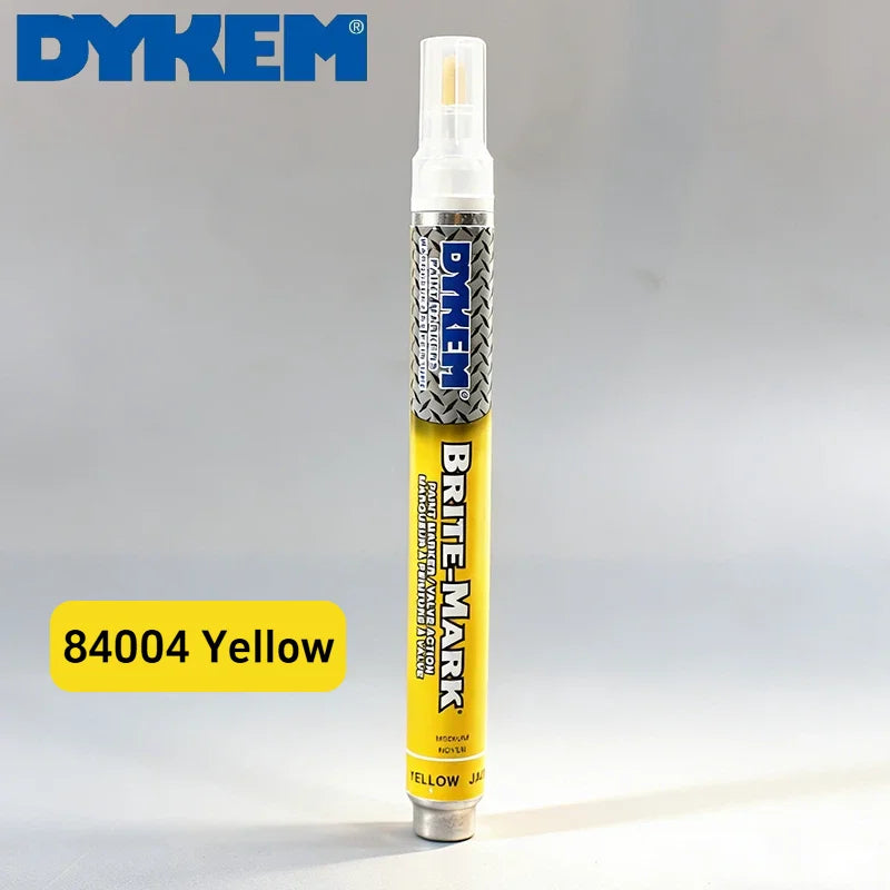 DYKEM BRITE-MARK Pennarello Permanente Medio, Penna Industriale a Rapida Asciugatura per Metallo, Plastica, Gomma, Vetro, Legno