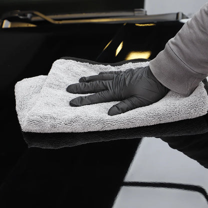 SPTA 1PC Asciugamano per decontaminazione bordi in microfibra Panno per auto in microfibra extra morbido per lavaggio auto per la pulizia degli interni