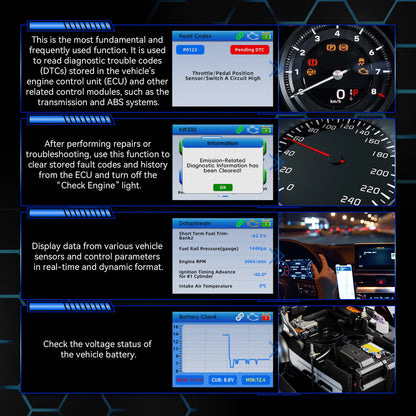 2026 KONNWEI KW330 Auto OBD2 Scanner di guasti Test della batteria del motore Codice di guasto Trasparente Dati in tempo reale Strumento di ispezione OBD professionale