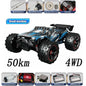 1:14 85KM/H o 50KM/H 4WD RC Auto con telecomando a LED Camion Drift Monster 4x4 ad alta velocità per bambini Vs Wltoys 144001   Giocattoli