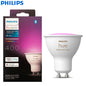 Faretto LED intelligente Philips Hue GU10 4,2 W 220-240 V 400 LM Bianco e colore Ambiance Funziona con Alexa Google Home Bluetooth, 1x