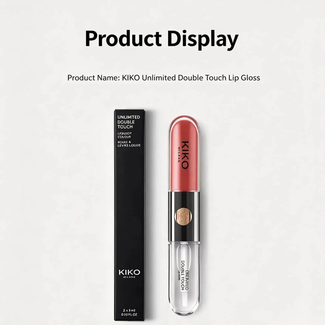 KIKO Milano: rossetto trasparente bicolore, a lunga tenuta, resistente alle sbavature, con un'elevata concentrazione di pigmenti e disponibile in finiture opache e lucide.