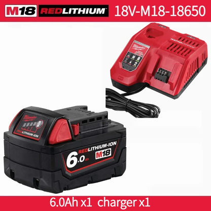 Nuova Batteria Milwaukee M18 8.0Ah ad Alta Potenza 18V Ricaricabile agli Ioni di Litio per Utensili Elettrici Cordless Milwaukee M18 Batteria 8Ah