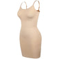 Intimo modellante da donna, slip completo, controllo della pancia, girocollo, mini sotto il vestito, modellante per il corpo liscio, nuova lingerie con spalline sottili