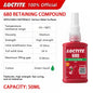 100% originale Loctite 638 660 680 648 603 609 620 660 641 Sigillante anaerobico 50ml Composto di fissaggio ad alta resistenza Frenafiletti