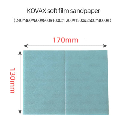 KOVAX Macchina per carta vetrata pneumatica giapponese originale rettangolare 70MM 100MM Carta vetrata per lucidatura con finitura per auto per lavori di bellezza
