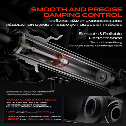 Frankberg 2X Ammortizzatore a Pressione di Gas per Asse Anteriore Sinistro e Destro per Mg Mgf Rd 1.8L 1995-2002 343416