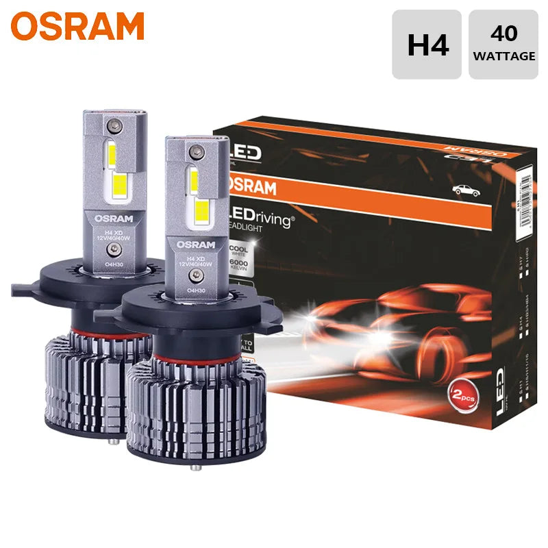 OSRAM H4 H7 H11 LED XLZ-40W Faro per auto H8 H16 HB3 HB4 9005 9006 9012 LEDriving Super Bright 6000K LED bianco Auto Upgarde Lampade