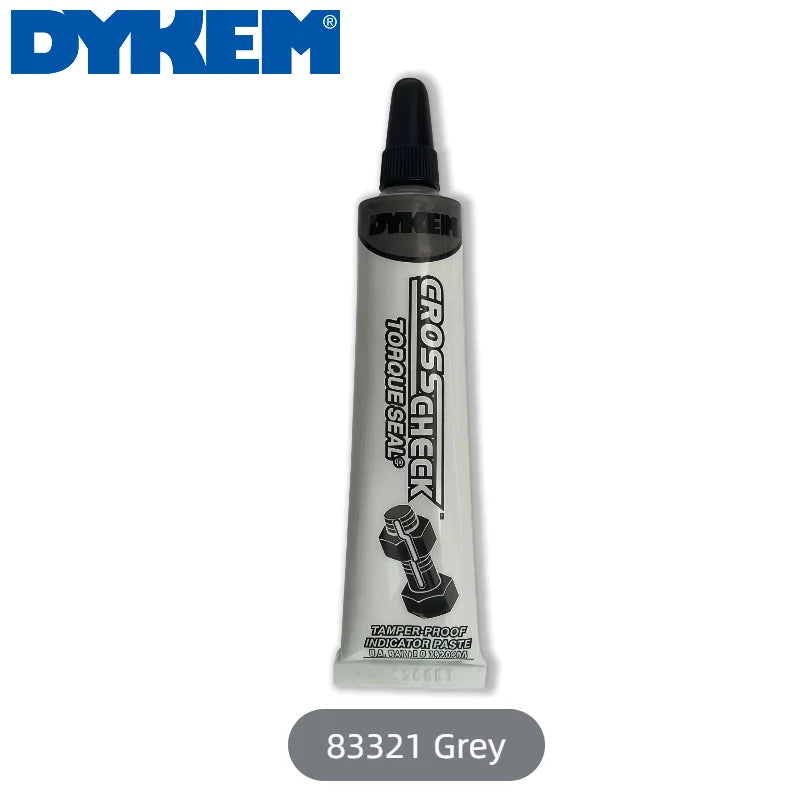 Sigillo di controllo a coppia DYKEM Cross Check 1oz, pasta indicatrice antimanomissione per bulloni e dadi, vernice di marcatura anti-allentamento per elementi di fissaggio