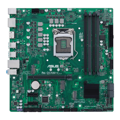Scheda madre ASUS Pro Q570M-C/CSM LGA1200 Intel Q570 2XDP supporta CPU i3-10100 11700 10105 DDR4 128GB M.2 mATX TPM 2.0 BIOS COM