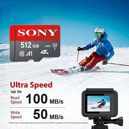 Scheda di Memoria Sony 512GB 256GB 128GB 64GB TF Micro SD Classe 10 UHS-1 Scheda Flash Microsd per Smartphone PC
