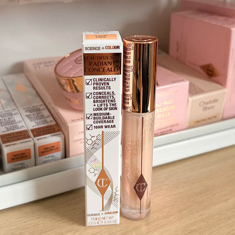 Spray Fissante Charlotte alla Moda, Nuovo Correttore Liquido per Coprire Macchie e Occhiaie, Cosmetici Tilbury