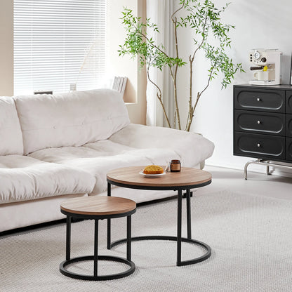 2 pezzi tavolino nordico 2 in 1 combinazione rotonda tavolo da tè per ufficio moderno e minimalista divano per la casa Ins tavolino soggiorno