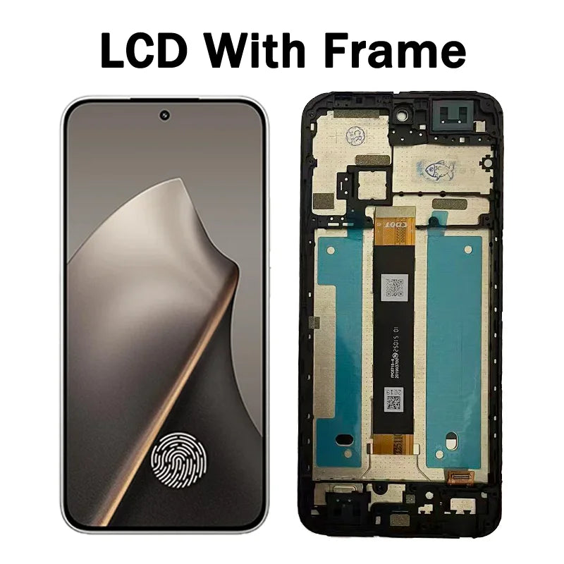 6.7 ''IPS LCD Per TCL 60R 5G LCD T519H Display Touch Screen Digitizer Assembly Per TCL 60 R 5G Parti di Ricambio Dello Schermo