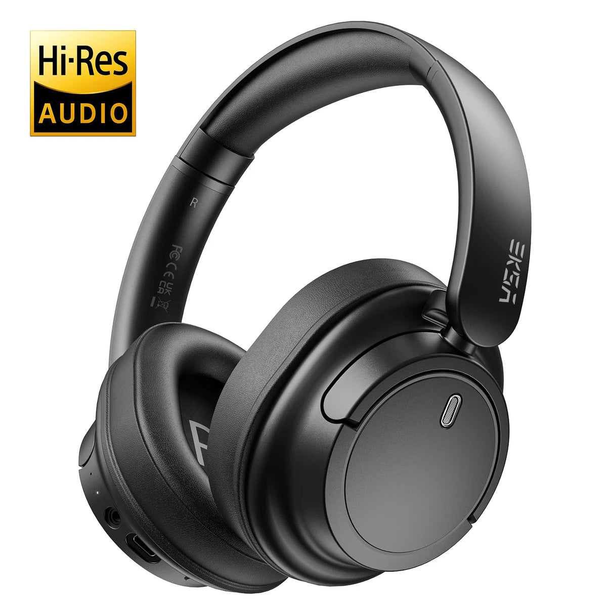 Oneodio EKSA V16 Cuffie wireless Bluetooth 5.3 Cuffie over-ear con microfono Modalità bass/pop Cuffie Hi-res HiFi cablate APP 90 ore