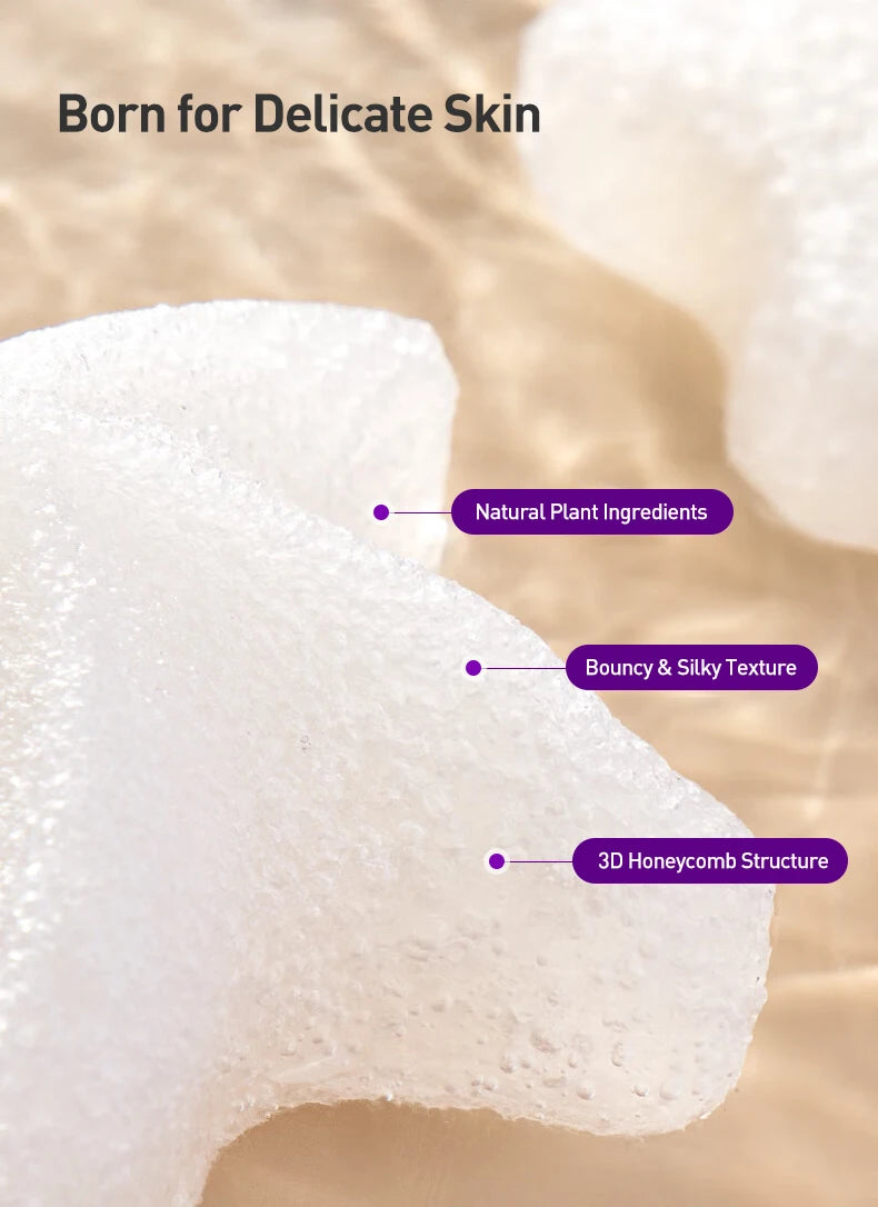 Philips AVENT Spugna da Bagno per Neonati in Konjac, Materiale Vegetale Naturale, Spugna Morbida per la Pulizia della Pelle Delicata dei Neonati