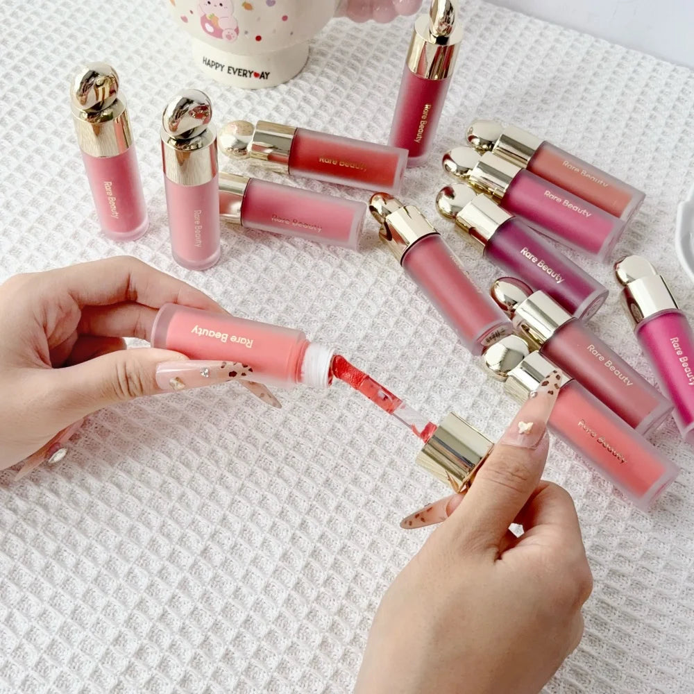 Rare Beauty Soft Pinch Blush Liquido Setoso Leggero Traspirante Lunga Durata Effetto Volumizzante Hope Love Virtue Happy Wonder Worth