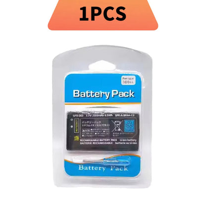 Batteria di ricambio Hotsale SPR-003 da 2000mAh ad alta capacità per 3DS XL/3DS LL agli ioni di litio con set di cacciaviti per batteria 3DSLL 3DSXL