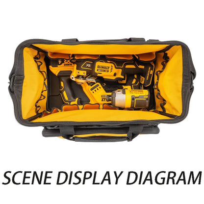 DEWALT DWST560103-DW100 100th Anniversary Limited Edition borsa per attrezzi a bocca aperta da 16 pollici materiale durevole Kit di attrezzi conveniente