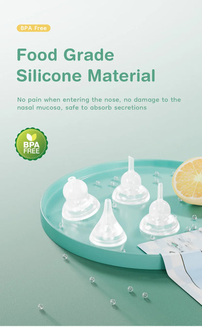 MAMIJOY Aspiratore nasale elettrico per bambini, pulitore nasale silenzioso per neonati, per ostruzioni e rinite, aspiratore nasale per neonati U94