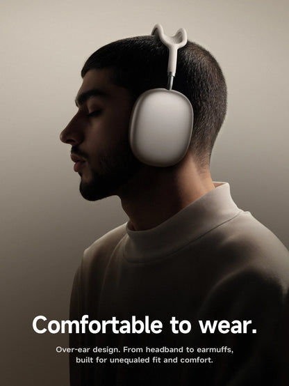 Cuffie Bluetooth HOCO W65 Plus con cancellazione del rumore ANC, auricolari wireless over-ear, suono Hi-Fi, cuffie sportive con pulsante.