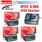 Batteria originale Makita 18V, 5Ah/6Ah, agli ioni di litio, per Makita BL1830, BL1815, BL1860, BL1840. Batteria di ricambio per utensili elettrici Makita.