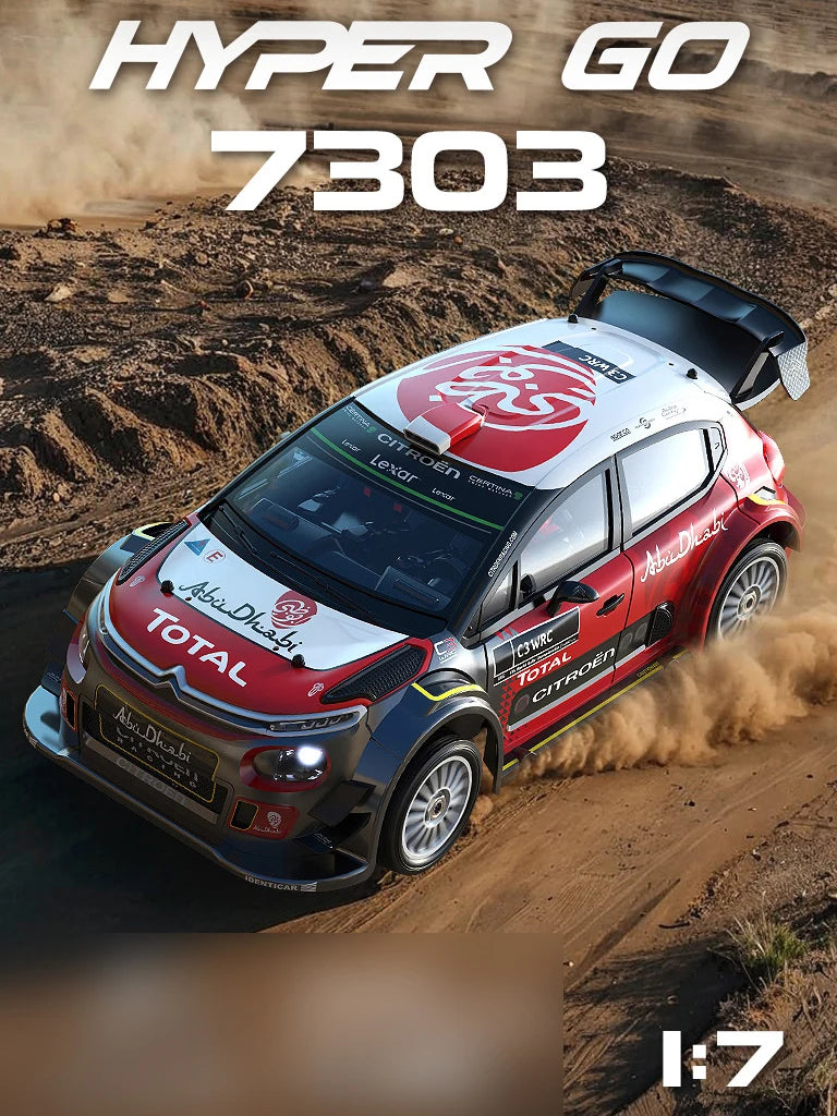 NUOVO MJX HYPER GO 7303 Auto RC 1:7 4WD con ESC 120A e Motore Brushless 2500KV, Auto Telecomandata ad Alta Velocità 60km/h per Drift e Fuoristrada, Regalo Giocattolo