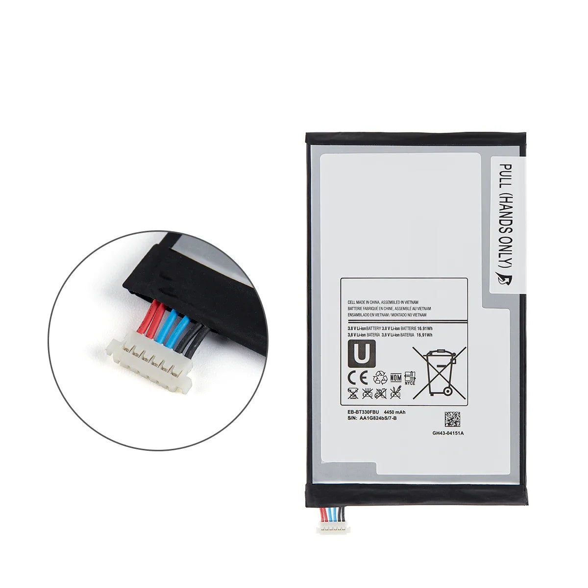Nuovissima batteria EB-BT330FBU EB-BT330FBE 4450mAh per Samsung Galaxy Tab 4 8.0 T330 T331 T335 SM-T330 SM-T331 T337