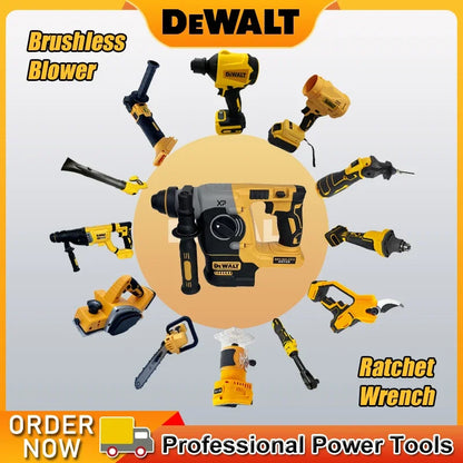 DEWALT Sega a sciabola brushless, Martello demolitore a batteria, Avvitatore elettrico, Soffiatore brushless, Chiave a cricchetto, Utensili elettrici multifunzione