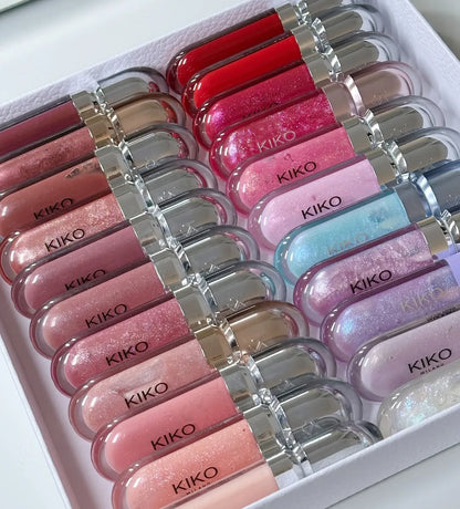 KIKO MILANO Lucidalabbra 3D Hydra, Effetto Labbra Voluminose e Lucenti, Non Appiccicoso, Idratante, Lunga Durata, Brillante, Cosmetico Quotidiano per Labbra