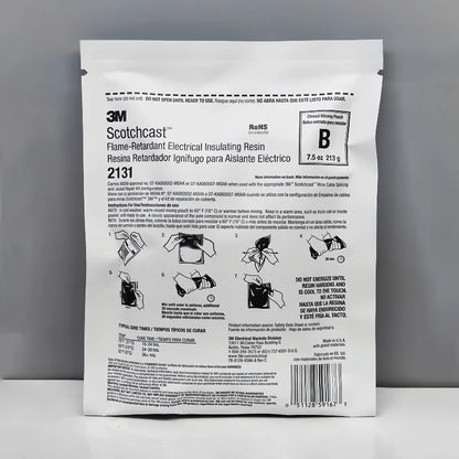 Resina Isolante Elettrica Originale 3M 2131B 2131C Scotchcast 1kV per Riparazione Cavi, Ritardante di Fiamma, Busta Monodose