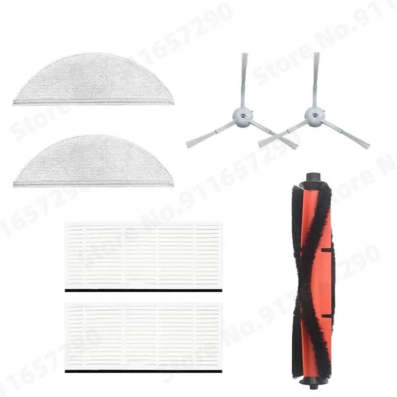 Spazzola principale/laterale Filtro HEPA Mop Panno Scatola per la polvere Sacchetto per la polvere per XiaoMi Lydsto R1 / R1A / R1 Pro / S1 Parti per aspirapolvere robot