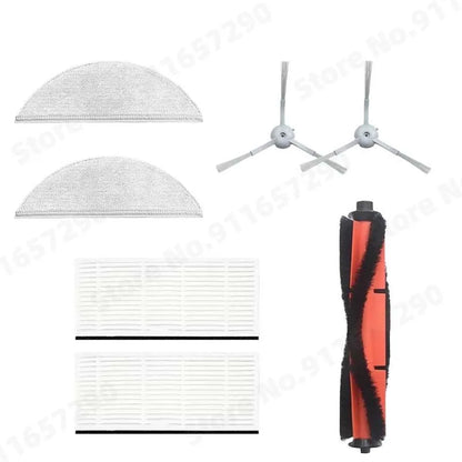 Spazzola principale/laterale Filtro HEPA Mop Panno Scatola per la polvere Sacchetto per la polvere per XiaoMi Lydsto R1 / R1A / R1 Pro / S1 Parti per aspirapolvere robot