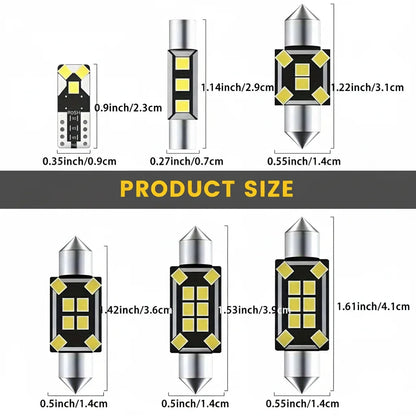 Kit Luci LED per Interni Auto per BMW E36 E46 E90 E91 E92 E93 E87 E81 F20 F30 E39 E60 E61 F10 F11 E38 E65 E66 328i 2005 2011 2012