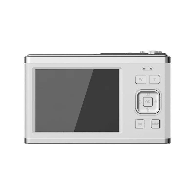 Fotocamera digitale 4K con doppio schermo, obiettivo telescopico, zoom ottico 16x ad alta definizione, fotocamera impermeabile, ideale per selfie, per migliorare l’aspetto, per uso domestico, modello C23.