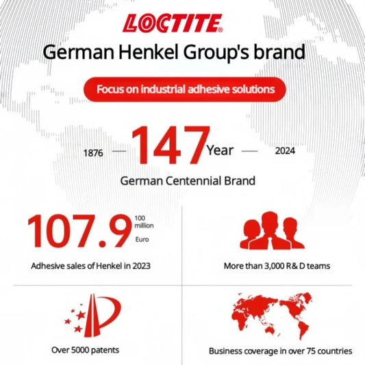 100% originale Loctite 277 Frenafiletti Vite Colla Rossa Ad Alta resistenza Ad Alta viscosità Colla anaerobica Fissatore per viti 50ml/250ml