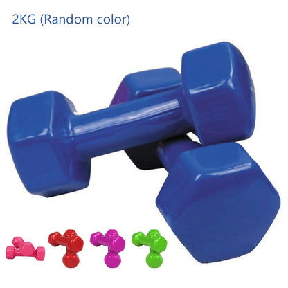 Manubri da donna da 1/2/3/4 kg attrezzature per la casa fitness bilanciere attrezzature in ghisa solida per il dimagrimento del braccio yoga e la perdita di peso