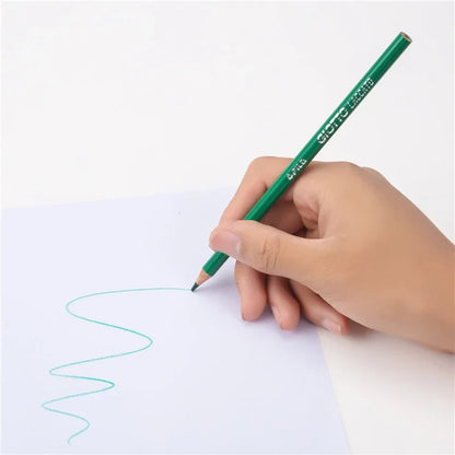 24 pezzi/scatola matite colorate in legno Kawaii bambini disegni matita rotonda d'arte non tossica per materiale scolastico per studenti