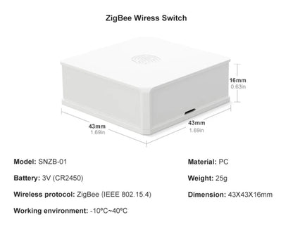 SONOFF SNZB-06P SNZB-05P Zb Bridge Pro Sensore di perdite d'acqua Zigbee ZbminiL2 SNZB-02D Sensore per porte e finestre Sensore di temperatura e umidità