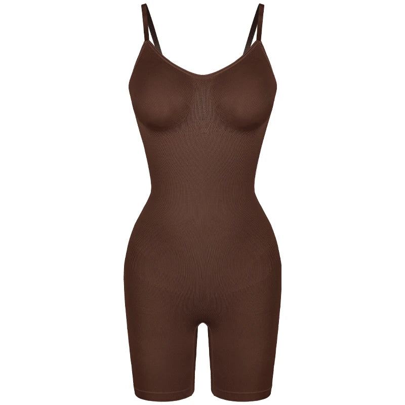 Nuovo Body Shapewear Donna Canotta Controllo della pancia Shaper completo del corpo Pantaloncini anti sfregamento Dimagrante Vita Trainer Butt Lifter