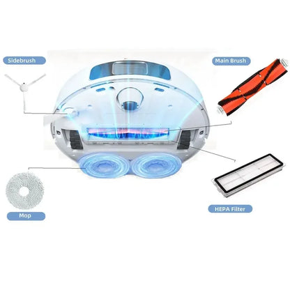 Per Dreame L10s Ultra Mop Panno S10/ S10 Pro/S10 Plus Sostituzione MIJIA Omni 1s/ Mop 1S /B101CN/10 Plus Stracci Pezzi di ricambio