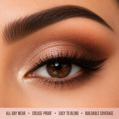 Palette di ombretti a 9 colori, tutto in uno, formato da viaggio, portatile, per il trucco quotidiano, con finiture shimmer e opache, per look da naturali a smoky, ideale come regalo.
