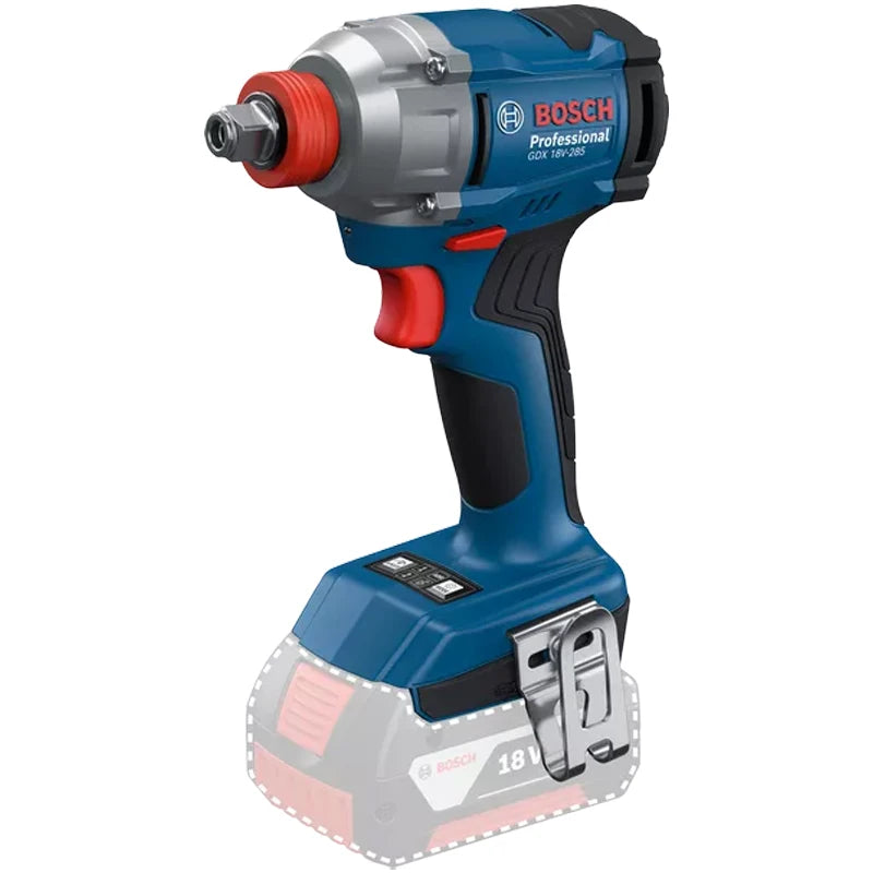Bosch GDX 18V-285 Avvitatore/Chiave a percussione a batteria Utensili elettrici professionali Bosch AmpShare 18V Strumento di impatto 1/4" Drive esagonale
