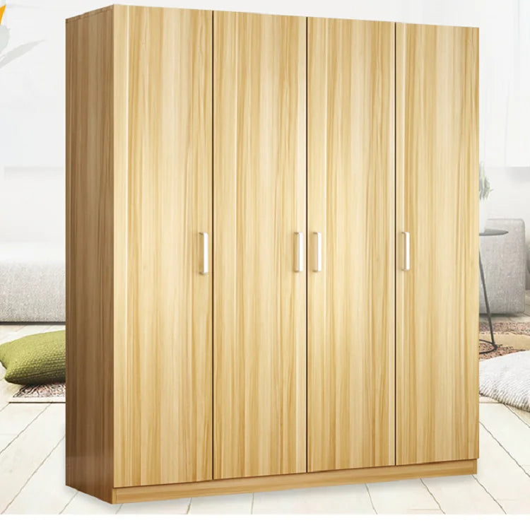 Fornitura diretta in fabbrica Armadio guardaroba per vestiti in legno economico semplice e moderno a due tre quattro porte per mobili da camera da letto