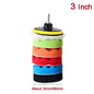 Kit lucidatura auto 8 pezzi: dischi lucidanti da 3/5/7 pollici, spugne per ceratura e lucidatura auto, accessori per lucidatrice auto