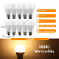 10 Lampadine LED E27 2200K 3000K 4000K 6000K AC100-240V Rosso Verde Illuminazione Colorata di Alta Qualità in Vetro PC per Arredamento Casa