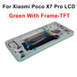Display OLED da 6,67" per Xiaomi Poco X7 LCD 24095PCADG, display touch digitizer per Poco X7 Pro, schermo 2412DPC0AG, parti di assemblaggio