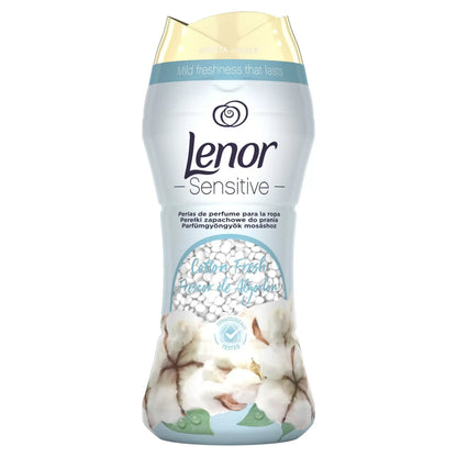 Lenor Perle Ammorbidenti Aromatiche UNstoppables per Lavatrice, Fragranza Fresca di Cotone, Confezione da 6 x 195 g Ideale per Tutti i Tipi di Tessuto 【ROUA】