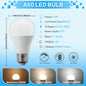 Confezione da 6/8/10 Lampadine LED E27 AC 220V 230V, 90LM/W CRI90 3W-24W, Illuminazione Bianca Calda/Fredda 3000K/4000K/6000K per Uso Domestico