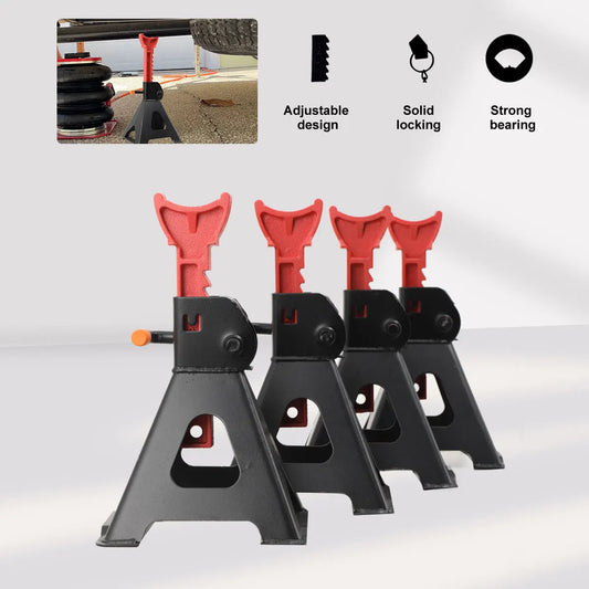 4 supporti per sollevamento ruote auto, 3 tonnellate, cavalletti di sicurezza per riparazioni auto, staffa di supporto per pneumatici, telaio di supporto